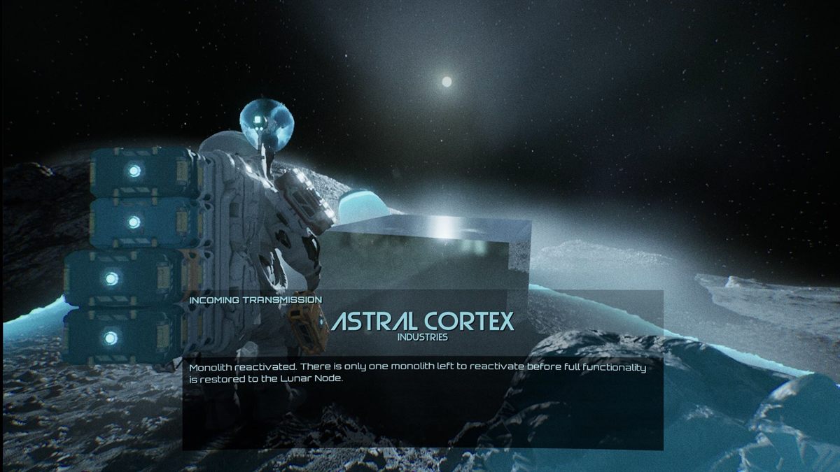 An incoming transmission from Astral Cortex Industries
