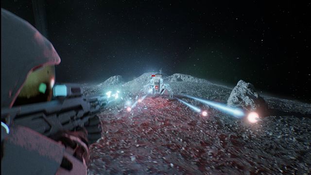 Visual effects in the moon environment